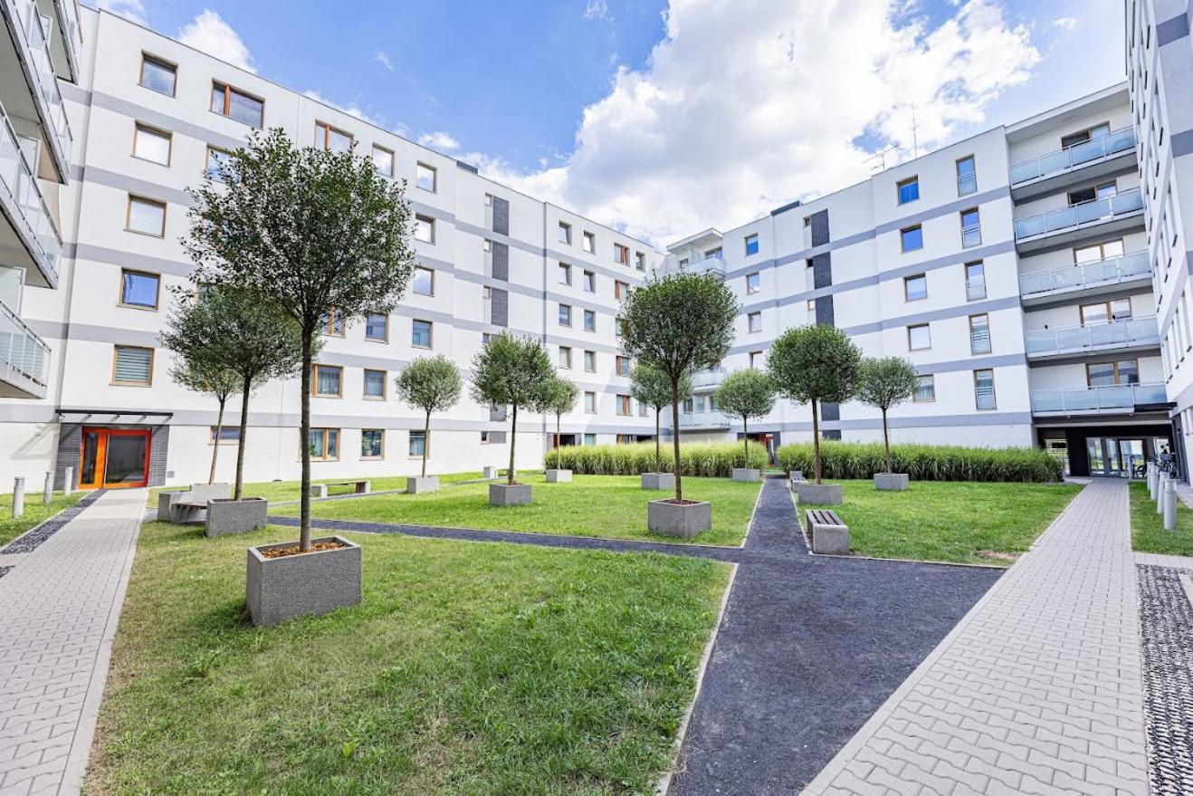 Fajny Apartament Z Parkingiem, Obok Metra. Varşova Dış mekan fotoğraf