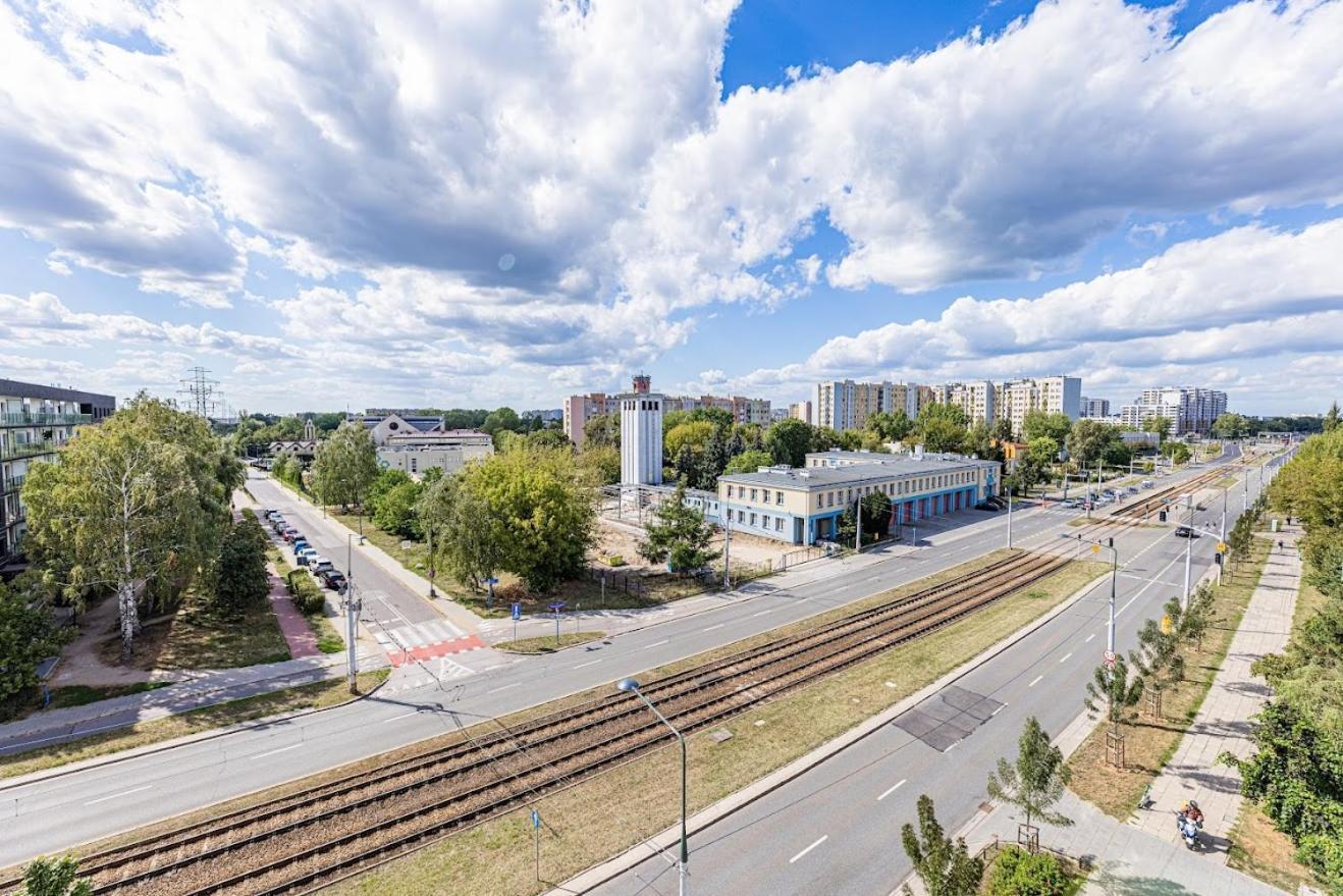 Fajny Apartament Z Parkingiem, Obok Metra. Varşova Dış mekan fotoğraf
