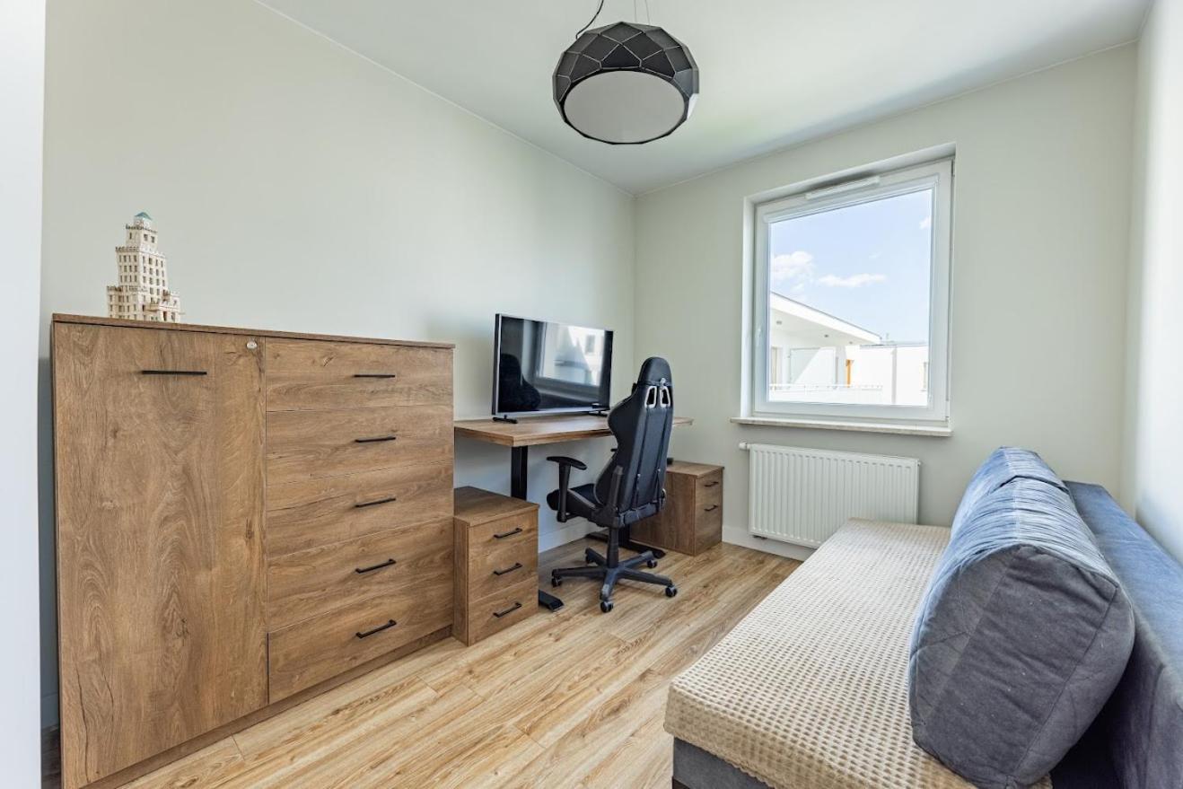 Fajny Apartament Z Parkingiem, Obok Metra. Varşova Dış mekan fotoğraf