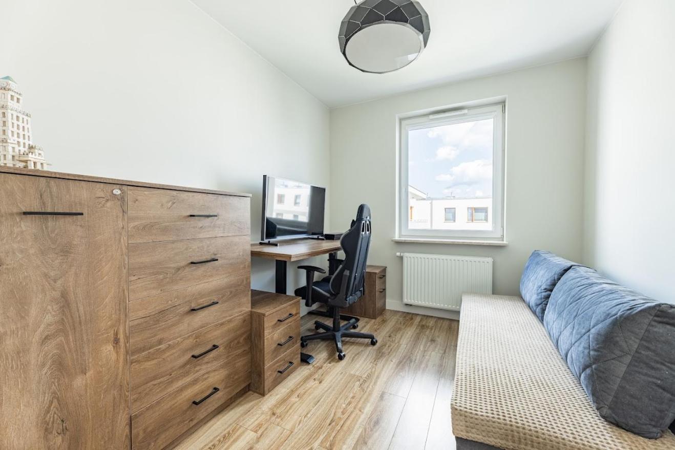 Fajny Apartament Z Parkingiem, Obok Metra. Varşova Dış mekan fotoğraf